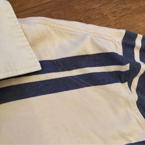 Vintage Retro Izod Rugby Shirt Men’s XL Striped - Picture 3 of 11